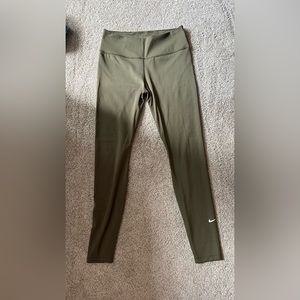 Dark Green Nike Dry Fit Leggings
